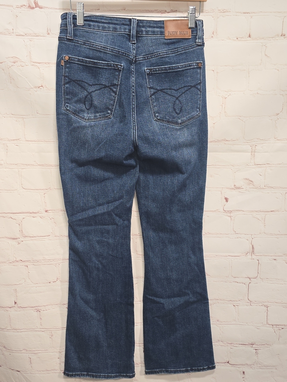Judy Blue Mid/Dark Blue Flare Jeans